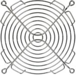 8004681102 08150, Fan Accessories 127mm Wire Form Fan Guard, Bright Nickel Chrome Finish Hirschmann