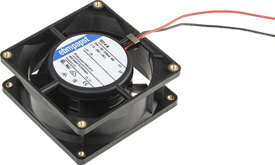 doc028738994 8002719912 8314H-RS0, 8300 Series Axial Fan, 24 V dc, DC Operation, 80m³/h, 6W, 80 x 80 x 32mm Hirschmann — изображение 1