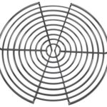8005878642 G172-10H, 172mm Dia Fan Finger Guard Steel, Chrome Plated 10 Rings Hirschmann