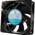 8005770828 OA109EC-UR-1WB, Fan Tubeaxial 115/230VAC Square - 120mm L x 120mm H Ball 106.0 CFM (2.97m³/min) 2 Wire Leads Hirschmann