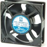 8004715774 OA119AP-11-1TB, AC Fans Axial Fan, 127x127x38mm, 115VAC, 130CFM, 14W, 46.1dBA, 2725RPM, Ball, Terminals Hirschmann