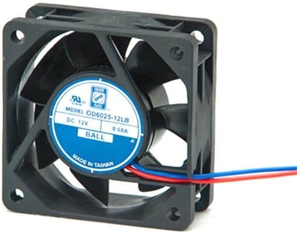 doc028750826 8004715785 OD6025-24MB, DC Fans DC Fan, 60x60x25mm, 24VDC, 18CFM, 0.09A, 27dBA, 3500RPM, Dual Ball, Lead Wires Hirschmann — изображение 1