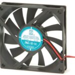 8005785283 OD8015-24HB02A, Fan Tubeaxial 24VDC Square - 80mm L x 80mm H Ball 30.0 CFM (0.840m³/min) 3 Wire Leads Hirschmann