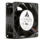 8004663565 PFR1212DHE-SP00, DC Fans Fan, 120x38mm, 12VDC, 254.35CFM, 44.4W, Ball, 4x Lead Wires, Tach/PWM Hirschmann