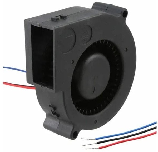 doc028840327 8004746959 BFB0712HH-AF00, Blowers & Centrifugal Fans Blower, 75.7x75.7x25mm, 12VDC, Ball, 3x Lead Wire, Lock Rotor Sensor, Tachometer Hirschmann — изображение 1