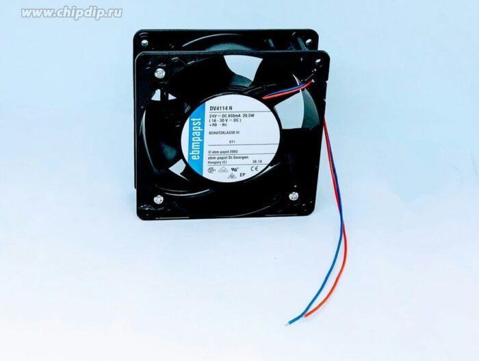 8035597241 Вентилятор Ebmpapst DV4114 N 24v 0.85A 20.5W (12-30V) 120x38 2pin () Hirschmann — изображение 3
