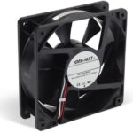 8020557064 11938FB-A1K-EA-00, AC Fans AC Tubeaxial Fan, 119x119x38mm, 115VAC, 80CFM, Flange Mount, Terminals Hirschmann