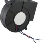 8004746966 BFB1012EH-AF00, Blowers & Centrifugal Fans Blower, 97x94x33mm, 12VDC, Ball, 3x Lead Wires, Lock Rotor Sensor, Tachometer Hirschmann