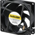 8049705570 Вентилятор Sanyo Denki San Ace 80W 9WL0812P4J001 12V DC 0.6A 80X25 4pin Hirschmann