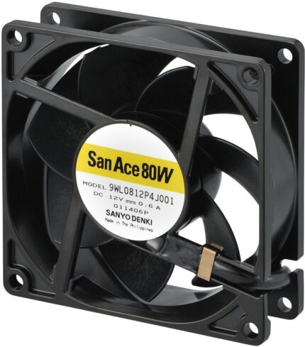 8049705617 Вентилятор Sanyo Denki San Ace 80W 9WL0824P4J001 24V DC 0.28A 80X25 4pin Hirschmann