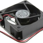 8002417144 MC011527, DC Axial Fan, 12 V, Square, 60 mm, 25 mm, Vapo Bearing, 27 CFM Hirschmann