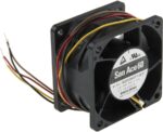 8008671927 9GV0648P1H031, Fan Tubeaxial 48VDC Square - 60mm L x 60mm H Ball 76.0 CFM (2.13m³/min) 4 Wire Leads Hirschmann — изображение 2
