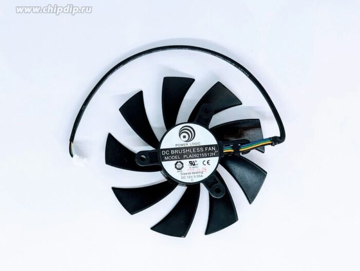 8020797827 Вентилятор Power Logic PLA09215S12H 12v 0.55A 4pin () Hirschmann — изображение 2
