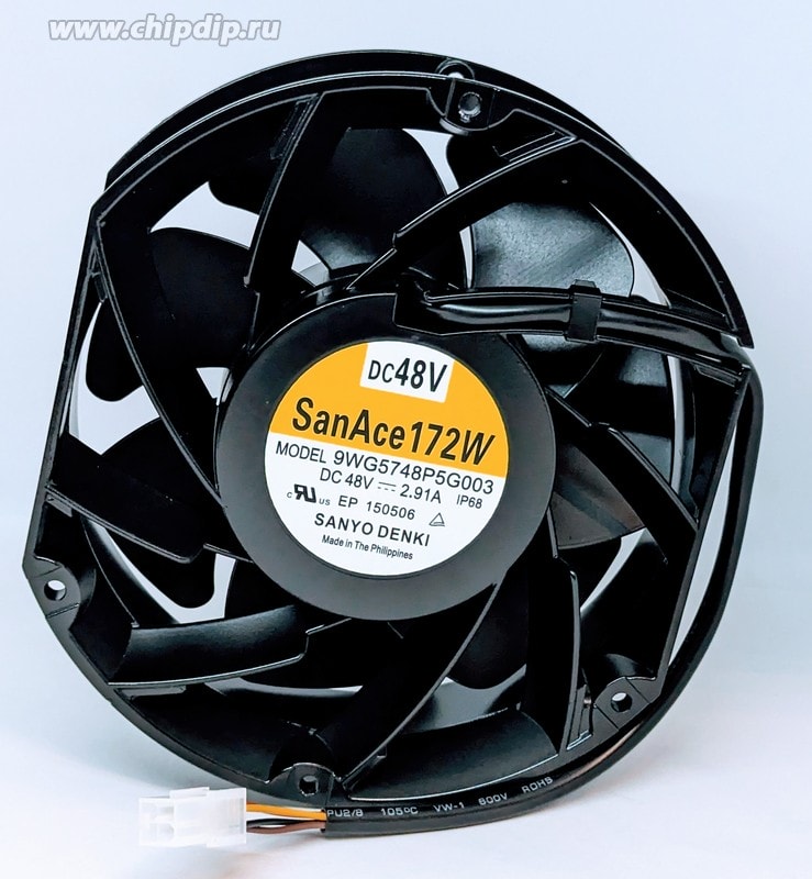 doc029089164 8007682114 Вентилятор Sanyo Denki San Ace 172W 9WG5748P5G003 (9WG5748P5G001 / 9SG5748P5G13 / 9GV5748P5H03 172x51мм 48В 2.91A Hirschmann — изображение 1