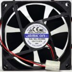 8020727006 вентилятор JF0825B1UR 80х80х25 12В с разъемом 2 конт.MOLEX 5239-2(PHU-2) С00039867 Hirschmann