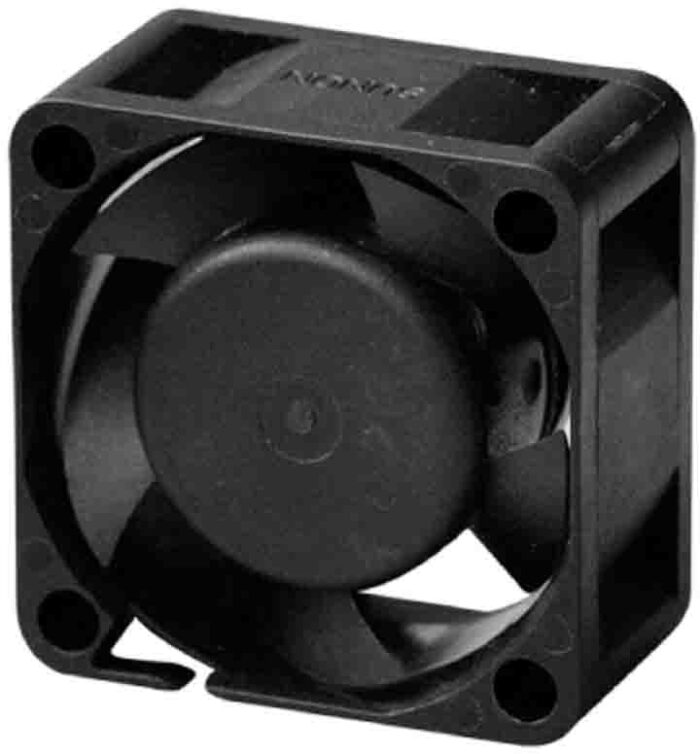 8006126743 HA40201V4-1000U-A99, Fan Tubeaxial 12VDC Square - 40mm L x 40mm H Vapo-Bearing™ 5.5 CFM (0.154m³/min) 2 Wire Leads Hirschmann — изображение 3