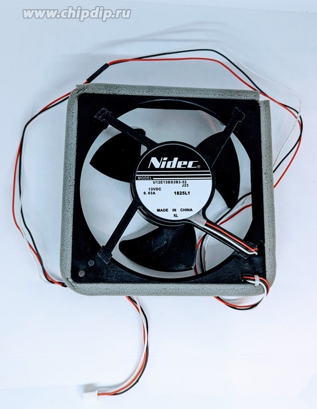 doc029182578 8007683391 Вентилятор Nidec U12E13BS3B3-52 13V 0.03A 3pin 120x38 Hirschmann — изображение 1