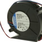 8009102205 RL48-19/12, RL 48 Series Centrifugal Fan, 12 V dc, 28m³/h, DC Operation, 75.5 x 75.2 x 27mm Hirschmann