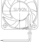 8004788859 MF40101V1-1Q04A-G99, DC Fans Axial Fan, 40x40x10mm, 12VDC, Vapo, 3x Wire, Auto Restart, Tach, Infotainment Hirschmann