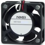 8004799683 04015SS-12N-AT-00, DC Fans DC Tubeaxial Fan, 40x40x15mm, 12VDC, 7.4CFM, Rib Mount, Sleeve, 3 Wire, Tach Hirschmann