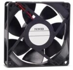 8009030783 09225VE-24Q-CT-00, DC Fans Tubeaxial Fan, 92x92x25mm, 24VDC, Stainless Steel Ball, 3 Wire, IP68/IP69K Hirschmann
