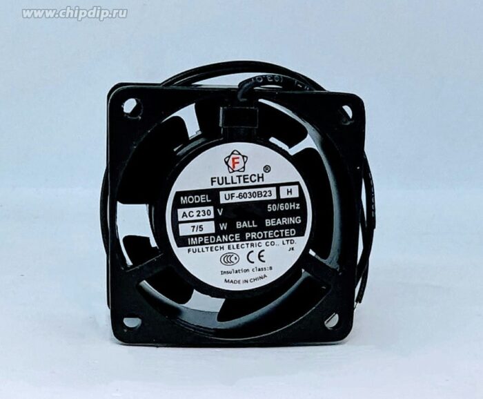 8015506813 Вентилятор FULLTECH UF-6030B23 H AC 230V 7/5W 60x30 2pin () Hirschmann — изображение 2