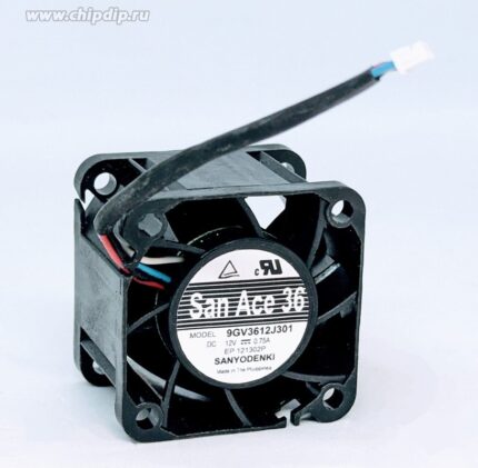 8007682094 Вентилятор Sanyo Denki San Ace 36 9GV3612J301 12V DC 0.75A 36X28 4pin Hirschmann