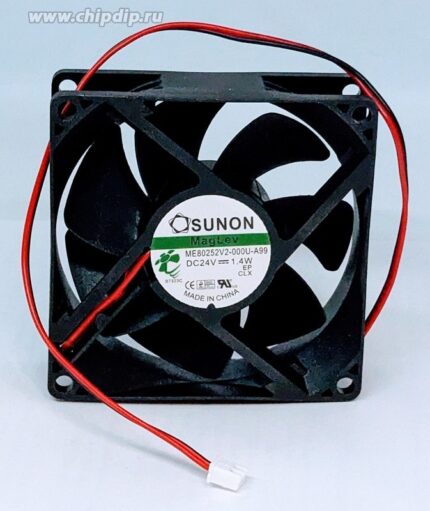8017508527 Вентилятор SUNON ME80252V2-000U-A99 DC24V 1.4W 0.058A 80x25 2pin Hirschmann