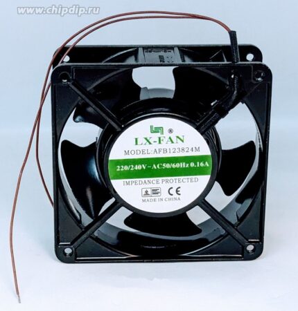 8020834328 Вентилятор LX-FAN AFB123824M 220V 0.16A 120x38 2pin Hirschmann