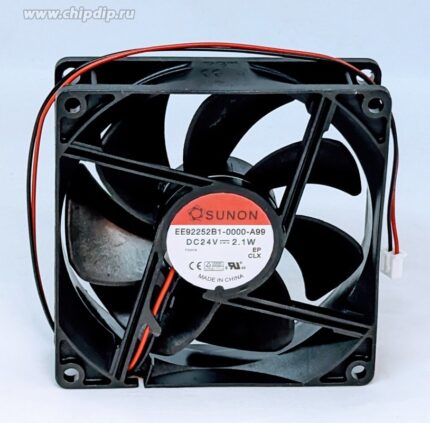 8020834307 Вентилятор Sunon EE92252B1-0000-A99 24V 2.10W 0.087A 92x25мм 2pin Hirschmann