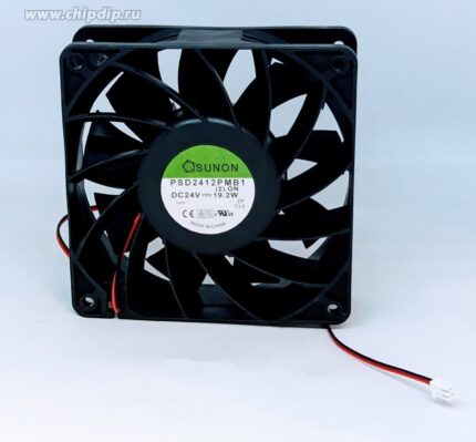 8035599147 Вентилятор Sunon PSD2412PMB1 24V 120x38 19.2W 2pin () Hirschmann