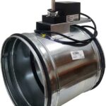 8020842452 TKD200-02DN/24V Регулирующая заслонка круглая, диам. 200мм с риверсивным электроприводом 2Нм, 24В, управление открыто/закрыто 550202 Hirschmann