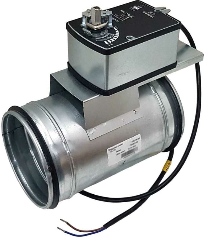 doc029519919 8020842454 TKD125-SC-03DN/230V Регулирующая заслонка круглая, диам. 125мм с электроприводом 3Нм, 220В ... Hirschmann — изображение 1