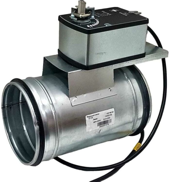 8020842454 TKD125-SC-03DN/230V Регулирующая заслонка круглая, диам. 125мм с электроприводом 3Нм, 220В ... Hirschmann — изображение 2