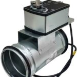 8020842455 TKD100-SC-03DN/230V Регулирующая заслонка круглая, диам. 100мм с электроприводом 3Нм, 220В ... Hirschmann