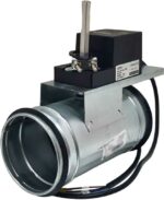 8020842463 TKD100-02DN/230V Регулирующая заслонка круглая, диам. 100мм с риверсивным электроприводом 2Нм, 220В ... Hirschmann — изображение 3