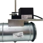 8020842463 TKD100-02DN/230V Регулирующая заслонка круглая, диам. 100мм с риверсивным электроприводом 2Нм, 220В ... Hirschmann