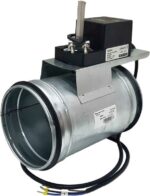 8020842462 TKD125-02DN/230V Регулирующая заслонка круглая, диам. 125мм с риверсивным электроприводом 2Нм, 220В ... Hirschmann