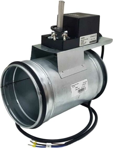 8020842464 TKD125-02DN/24V Регулирующая заслонка круглая, диам. 125мм с риверсивным электроприводом 2Нм, 24В, управление открыто/закрыто 551252 Hirschmann