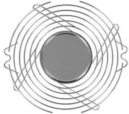 8004890778 08151, Fan Accessories 150mm Wire Form Fan Guard, Bright Nickel Chrome Finish Hirschmann