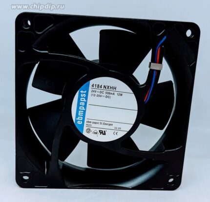 8017362635 Вентилятор Ebmpapst 4184NXHH 24v DC 508mA 12W 120x38 2pin Hirschmann