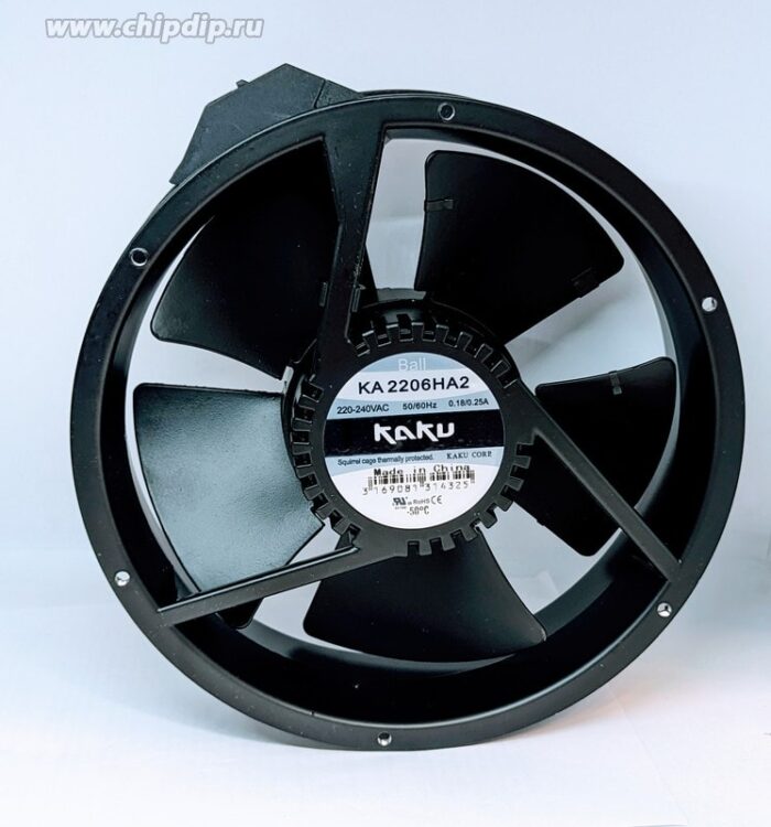8017873835 Вентилятор KA2206HA2 KAKU KA2206HA2 (KA2206HA2BMT) 222x60мм 230V 53W 0.27A 220x60 () Hirschmann — изображение 2