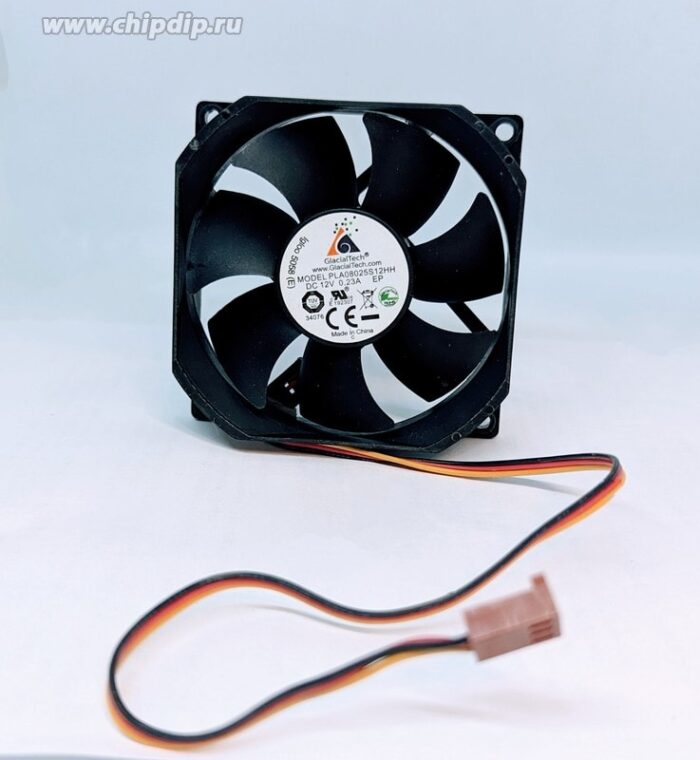8017972664 Вентилятор BRUSHLESS FAN PLA08025S12HH DC 12V 0.23A 80x25 3pin () Hirschmann — изображение 2