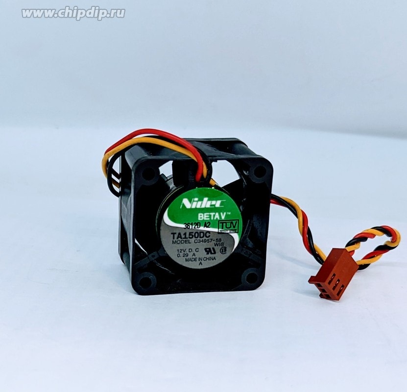 doc029776746 8007682282 Вентилятор IBM (Nidec) Beta V TA150DC 0,29A 12V 40x40x28mm для xSeries x305(C34957-58) Hirschmann — изображение 1