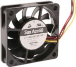 8007692373 9GA0612P7H01, DC Fans DC Axial Fan, 60x60x15mm, 12VDC, Low Power, Tachometer, PWM Hirschmann