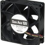 8007337613 9GV1248P1J01, DC Fans DC Axial Fan, 120x120x38mm, 48VDC, Guide Vane, Tachometer, PWM Hirschmann
