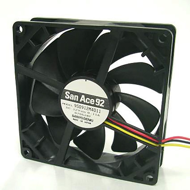 doc029859032 8004657752 9S0924L401, DC Fans DC Axial Fan, 92x92x25mm, 24VDC, Silent Series, Tachometer Hirschmann — изображение 1