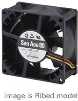 doc029860283 8008660117 9G0824H1011, Fan Tubeaxial 24VDC Square - 80mm L x 80mm H Ball 80.0 CFM (2.24m³/min) 3 Wire Leads Hirschmann — изображение 1