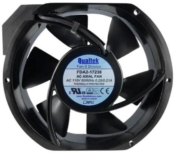 doc029862498 8006752491 FDA2-17238QBHT4F, Fan Tubeaxial 230VAC Rectangular/Rounded - 172mm L x 151mm H Ball 240.0 CFM (6.72m³/min) 2 Terminals Hirschmann — изображение 1