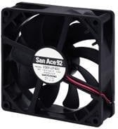 8005415561 9S0924L4021, DC Fans DC Axial Fan, 92x92x25mm, 24VDC, Silent Series, Ribless Hirschmann
